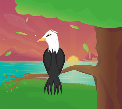 Indie Birds birds illustration landscape vector