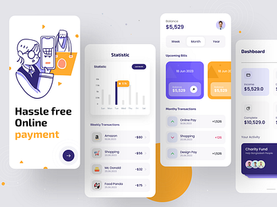Hassle Free Online Payment android app development app ui fintech app ios app mobile app mobile ios money send app online banking app online shopping payment