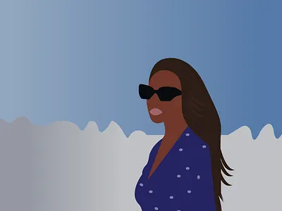 Girl from mountain .. branding design graphic design illustration vector