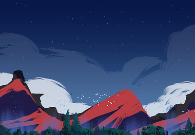 Album cover concept art animation design illustration