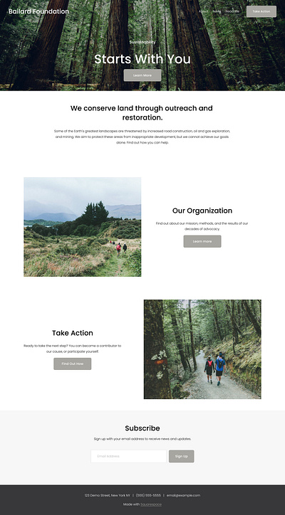 Bailard - Website Template - Squarespace app art blog branding concept design graphic design online store photography squarespace template theme ui ui design uiux ux ux design web design web development website