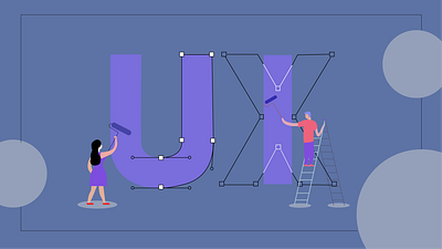 UX-UI Poster branding design graphic design illustration ui ux vector