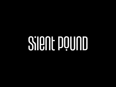 Silent Pound aistis audio branding graphic design identity lithuania logo minimal simple speakers vilnius wordmark