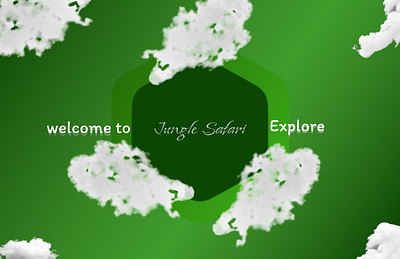 Jungle Safari figma graphic design logo ui uxui webdesign