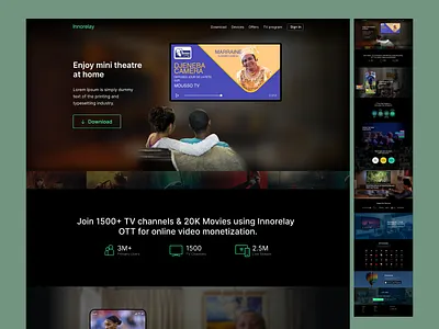 OTT Website branding