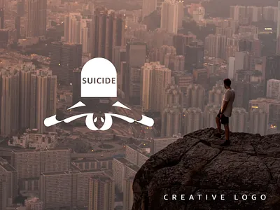 Suicide Creative Logo bestlogo branddesigners brandlogo businesslogo creativelogo design graphicdesigner graphicdesigns logo logodesign logodesigner logodesigners logoideas logoplace logoprocess logos newlogo suicide suicidelogo usa