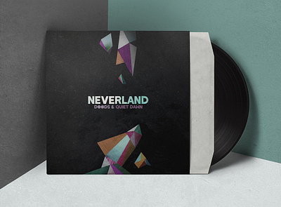 NEVERLAND covert art art collage cover hiphop illustration music vinyle