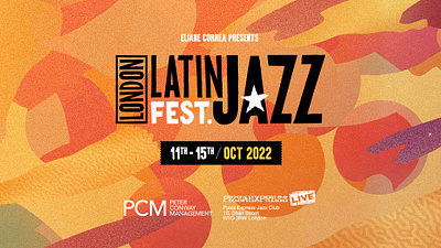 London latin Jazz Fest 2022 branding design event festival identity jazz logo logotype music poster