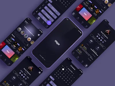 An app that helps artists find gigs app casestudy mobile mobileapp productdesign ui ux