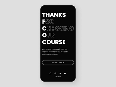 Thank You app dailyui design graphic design illustration ui ux vector