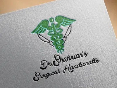 Logo for a reputated Doctor branding graphic design illustration logo
