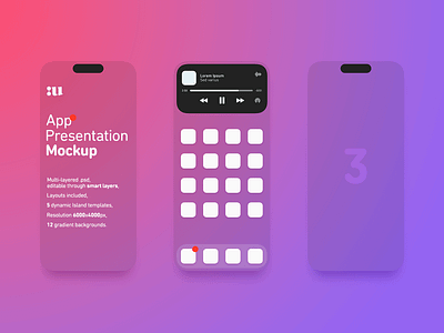 App Presentation Mockup scene generator