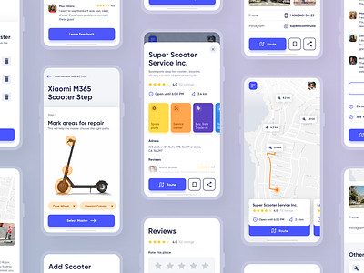Micromobility Mobile App: iOS Android UI adobe xd amazon ux ui android android ui app app design application branding filter filter ui ios iphone login page login ui mobile mobile app mobile app design mobile ui uiux user interface