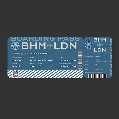 Pan Am Boarding Pass airline airplane boarding pass flight pan am