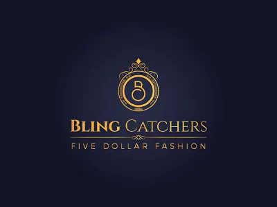 Bling Catchers Logo brandidentity branding design designer graphic design jwelry$5 costume jewelry logmaker logo