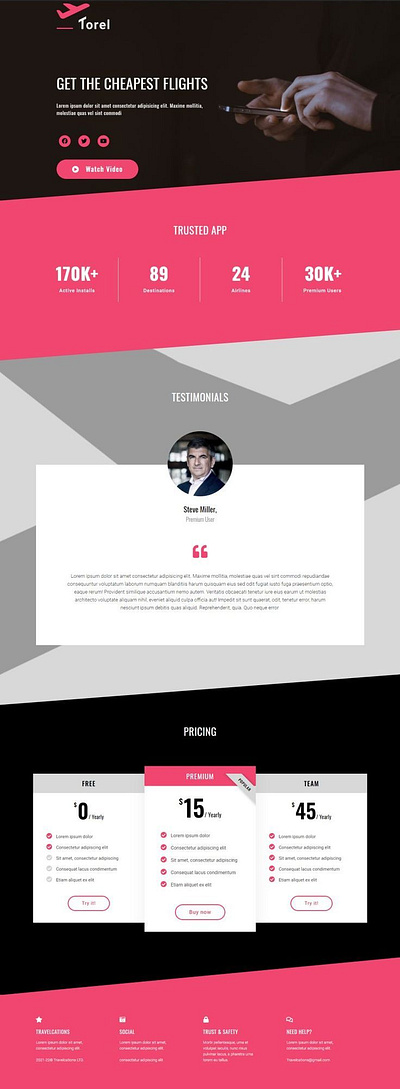 Creative Landing Page Design 3d animation branding business website design elementor pro graphic design illustration logo motion graphics ui vector
