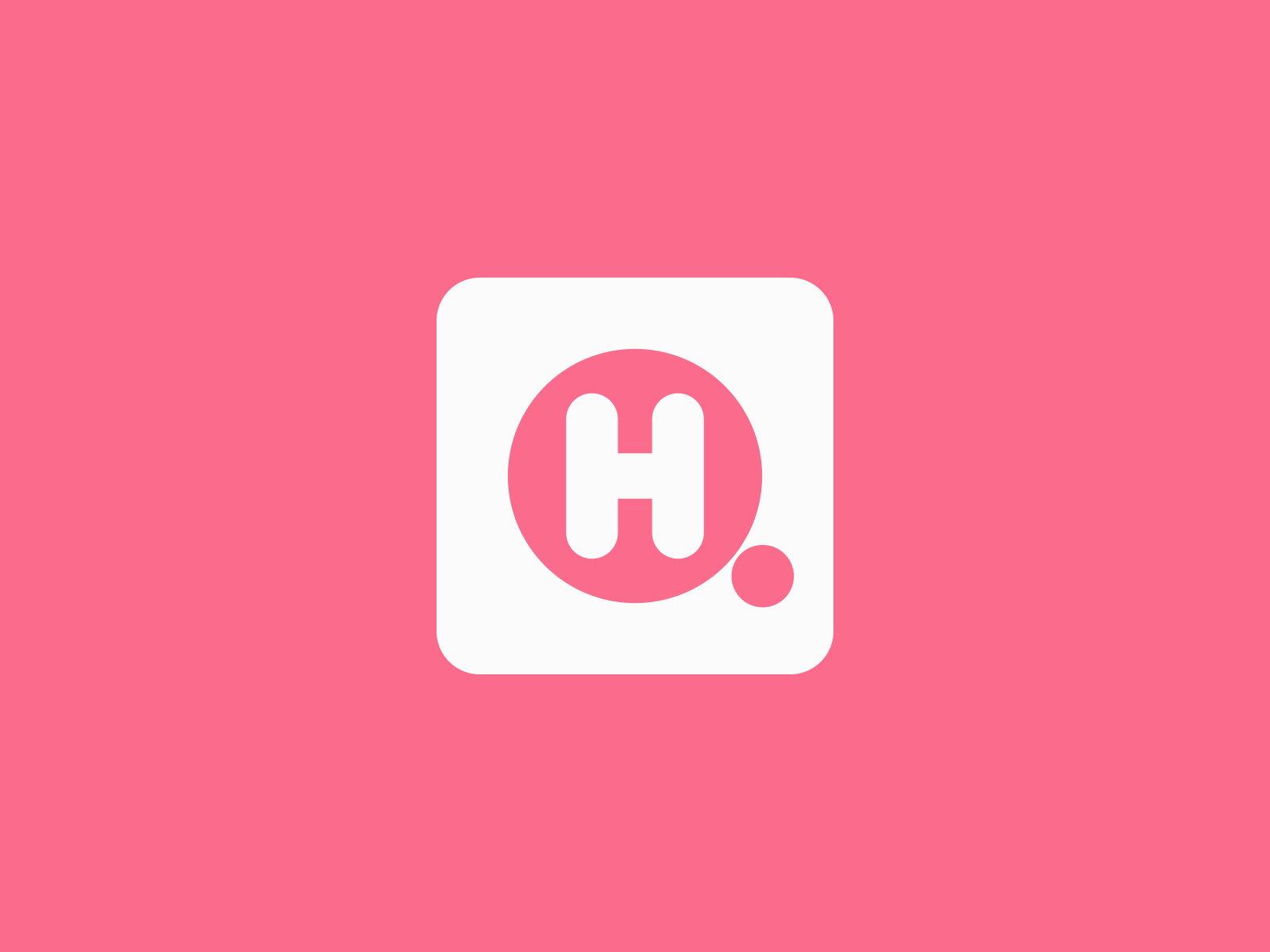 HQ Animation animation branding design flat graphic graphic design icon logo loop mark motion motion graphics pink vector