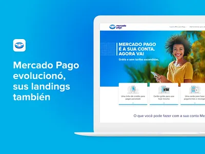 Cuenta digital | Proceso de construcción de landings behance case design figma fintech landing mercadolibre mercadolivre mercadopago ui ux ux case website