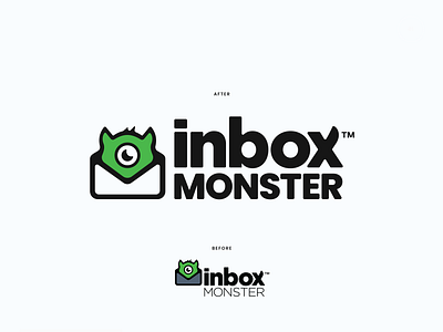 Inbox Monster Logo Update 2022 app art direction brand design branding clean colorado design design trend identity logo logo design logo mark logo update minimal saas saas logo typography ui uiux vector