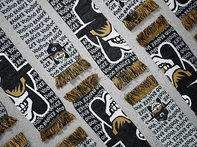 Voodoo Ranger Scarf beer design football futbol graphic design illustration ipa merch scarf vector voodoo ranger