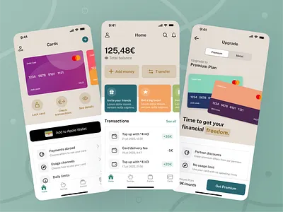 Banking Mobile App | UI Challenge #01 app bank banking e wallet finance financial fintech funds mobile money p2p payment product design savings transactions ui ux wallet