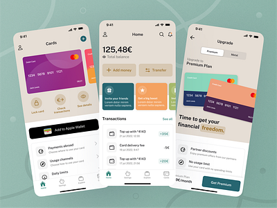 Banking Mobile App | UI Challenge #01 app bank banking e wallet finance financial fintech funds mobile money p2p payment product design savings transactions ui ux wallet