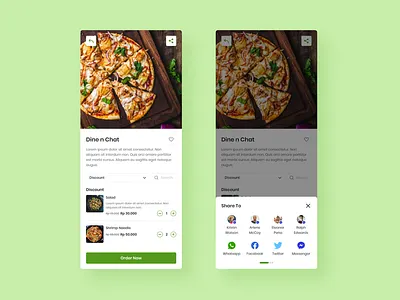 Social Share 010 dailyui design mobile share social ui