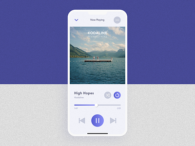 DailyUI #009 : Music Player 009 daily dailyui figma mobile music musicplayer player song ui