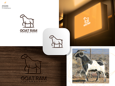 Goat Ram Logo branding corporate branding design graphic design illustration logo logodesign ux vector