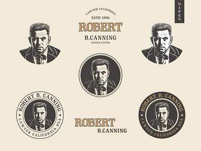 Robert B Canning Vintage Logo brand brand identity branding branding design clean logo creative logo design drawing logo graphic graphic design graphicdesign hand drawn logo illustration logo logo concept logo design logo designer logomark logos logotype