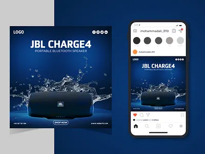 Headphone Social Media Post Templates I Ad banner ad banner ads banner banner ad banner advertising brand design branding design facebook banner graphic design headphone instagram banner instagram posts marketing product banner social media social media banner social media post