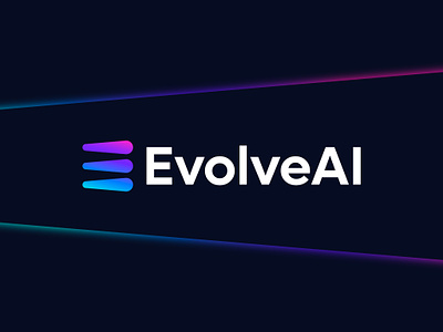 EvolveAI app icon design ai app branding e evolution evolve fit fitness future futurism intelligence logo minimalism sport technology training