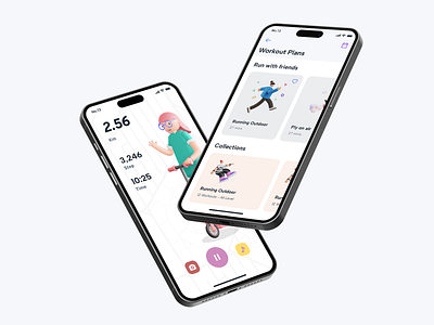 Tramkam Workout App app design fitness ios kit mobile template tramkam ui workout