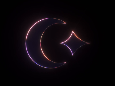 Moonbeam | 3D Logo animation 3d 3dlogo 3dmotion branding branding and identity design identity branding logo logo design logo design branding motion motiondesign