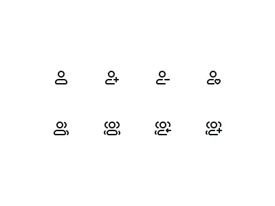 User Icons icon design icon set icons interface ui user user experince users ux