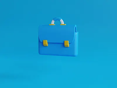Bag 3d business creative design illustration
