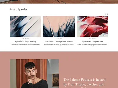 Paloma - Website Template - Squarespace clean colorful company corporate deck design modern multipurpose multipurpose template photography pitch pitch deck portfolio presentation studio template unique web design web development website