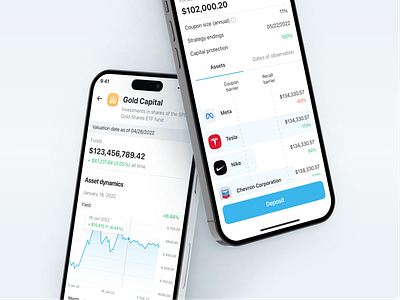 Open Investments Financial App clean ui daily ui figma finance app fintech graph invest investment app mobile mobile app stock ui ui kit user flow user interface ux ux design ux ui design web app web design