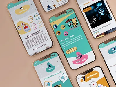 UI/UX Nomorecoffeeplease – Responsive – Mobile ui ux