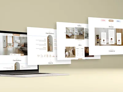 Oasis Residence – Responsive – Desktop ui ux