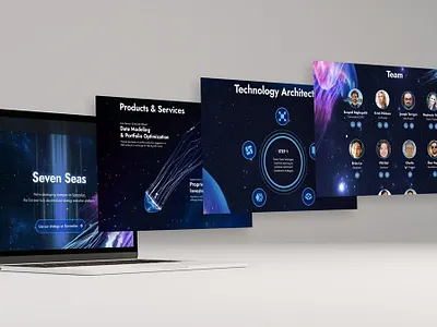 Seven Seas – Responsive – Desktop blockchain crypto defi ui ux