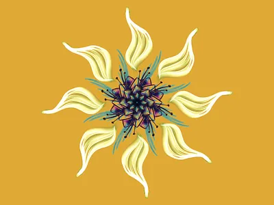 •141•Infra flower• intricate