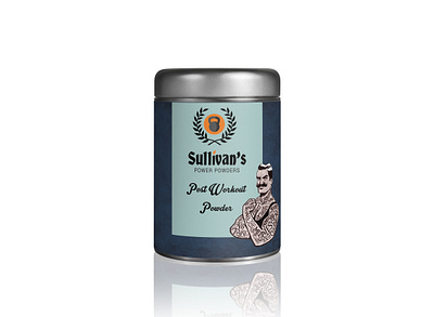 Sullivan's Power Powders Work Out Supplements branding graphic design logo