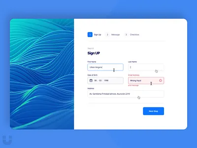 Sign Up Form Concept app concept design graphic design sign up ui ux