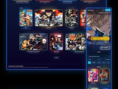 Animixplay Anime Streaming Website graphic design online streaming product design ui ux web design website