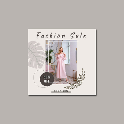 Fashion Sale Banner ads advertising brand identity branding design digital art fashion flyer design graphic graphic design illustration logo marketing photoshop poster social media post socialmedia ui ux vector
