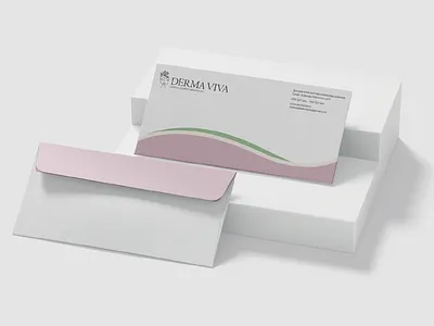 Envelope design - Derma Viva adobe illustrator adobe photoshop branddesign branding envelope design graphic design graphicdesign graphicdesigner portfolio