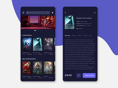 Book Shop App UI ibook ui