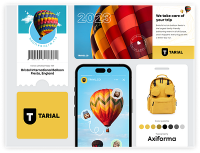 TARIAL- Travel Brand Identity brandidentity branding colors graphicdesign identity logo marketing social travel