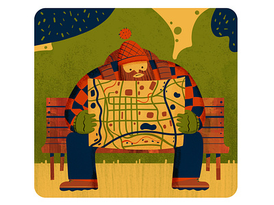 Urban Hiking V1 city comic design editorial illustration exercise hiking illustration magazine outdoor photoshop spot illustration